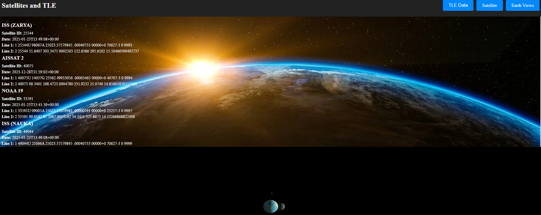 Satellites Orbiting Earth Preview